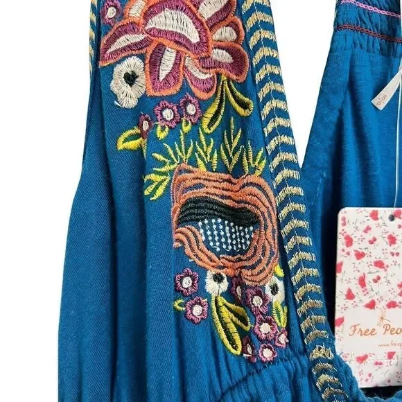 Free People Turquoise Lovers Cove Embroidered Halter Mini Dress in Size  Small is available for purchase on au PAY Market - Imported Goods Online  Store Co.Ltd. | au PAY Market - Online